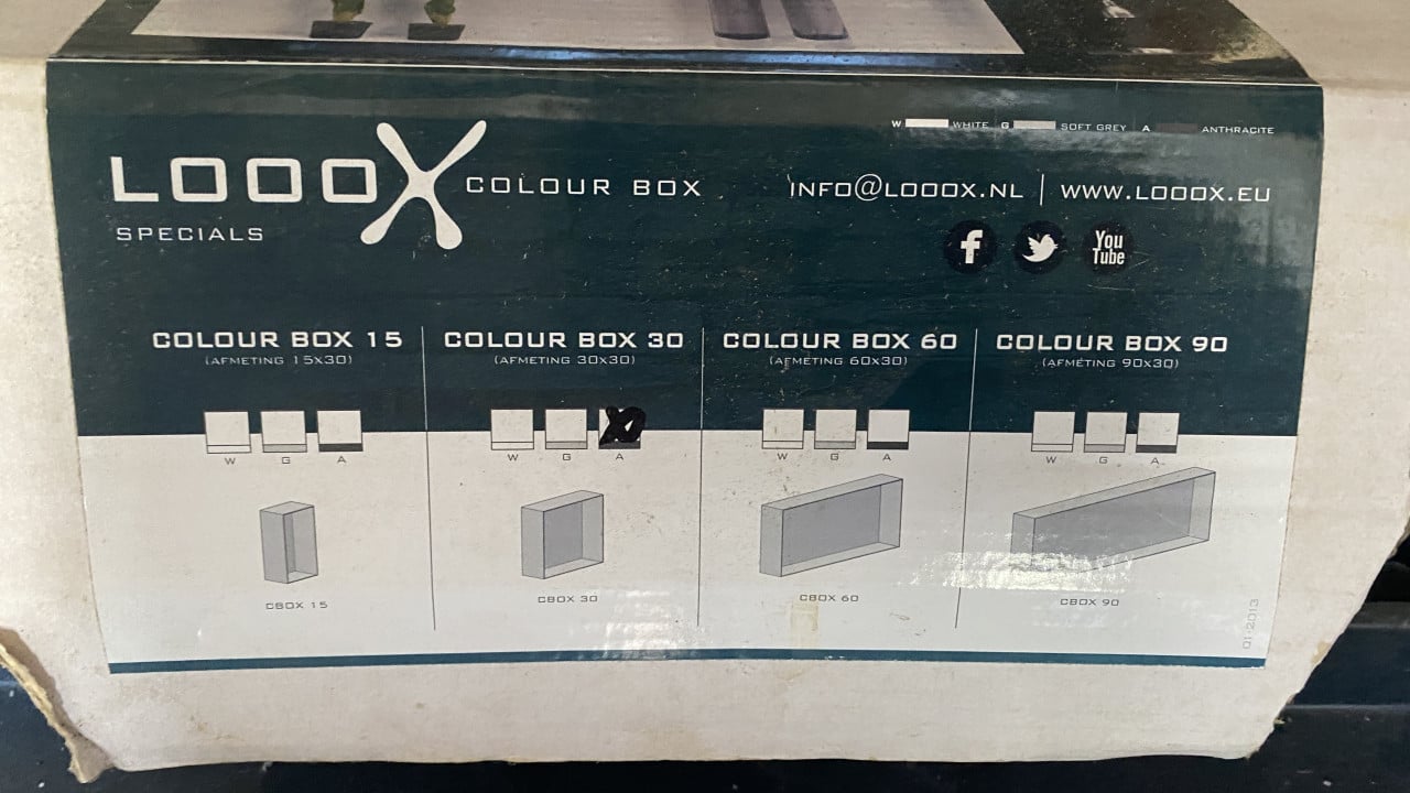 NIS  LOOOX COLOUR BOX antraciet