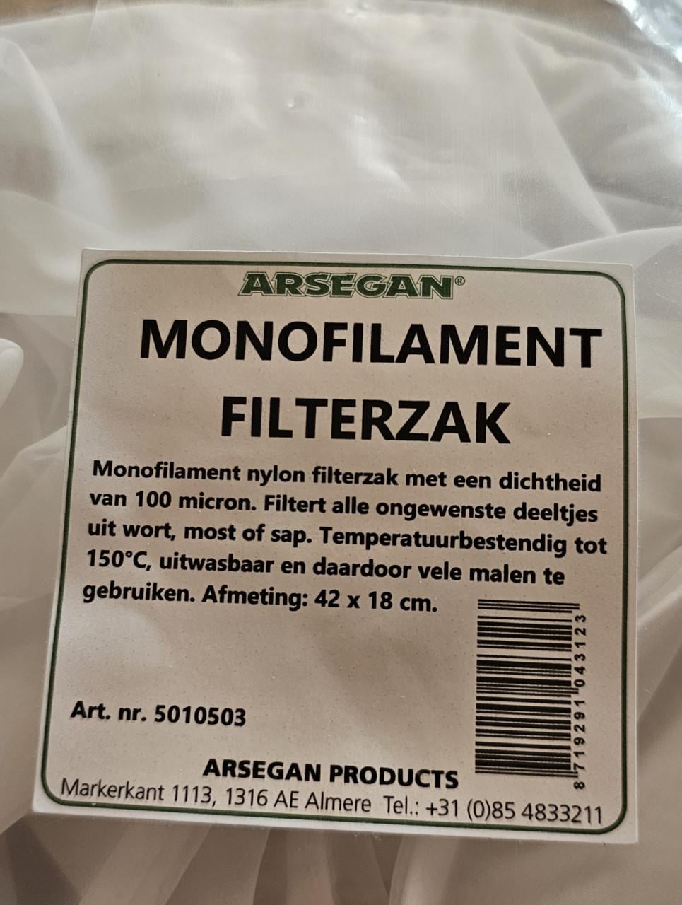3 Monofilament filterzak 42x18