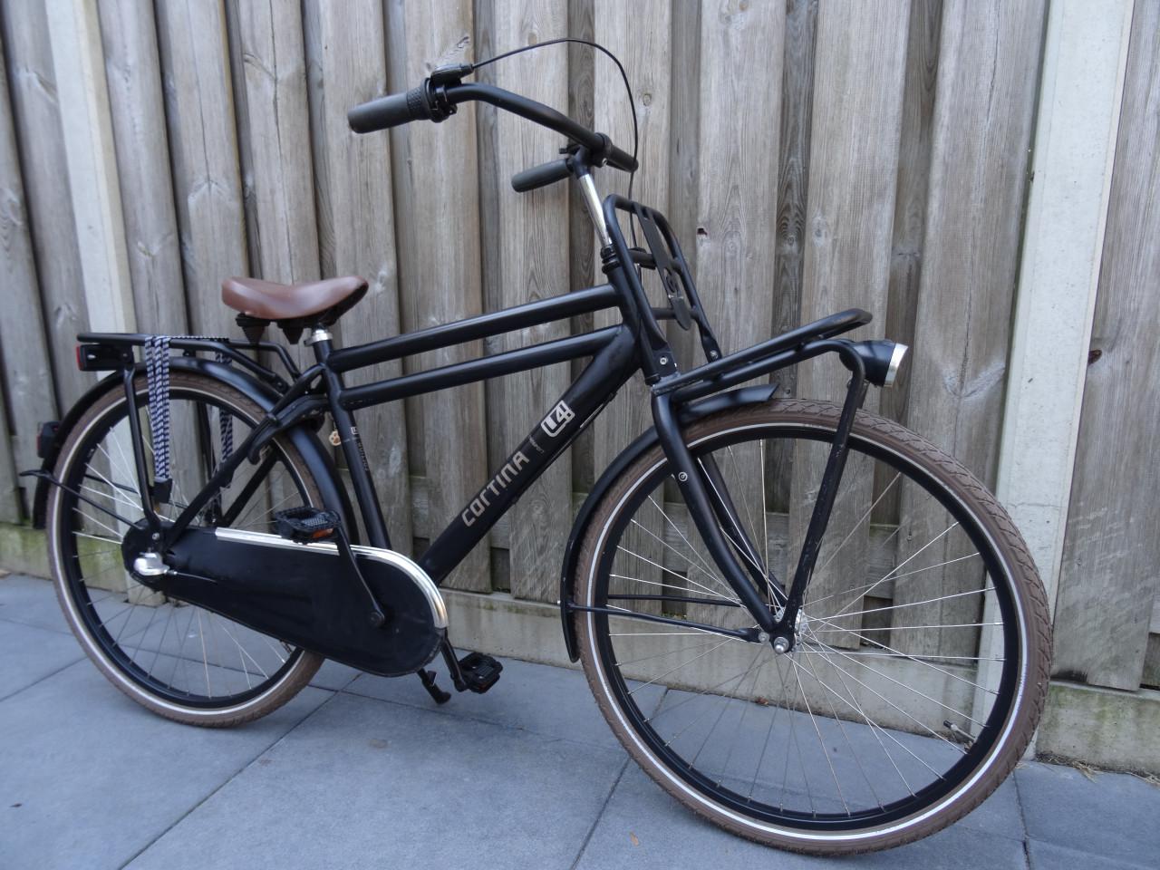 🚲 Cortina U4 Transport Jongensfiets – 26 inch – Zwart