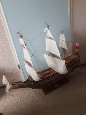 Grote model zeilboot