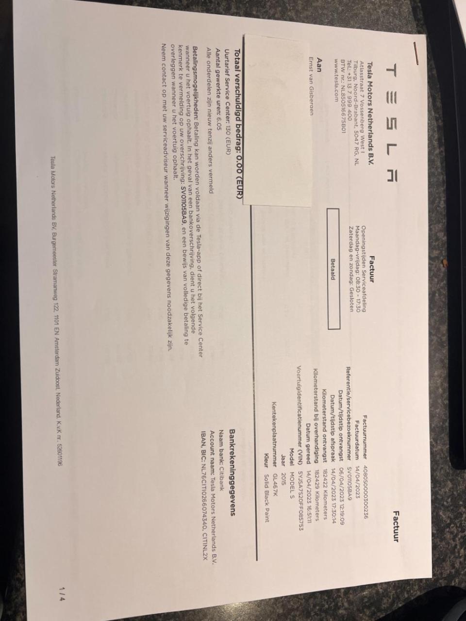 Tesla Model S 70d nieuw accupakket, leer, elektr. schuifdak, 21 inch velgen