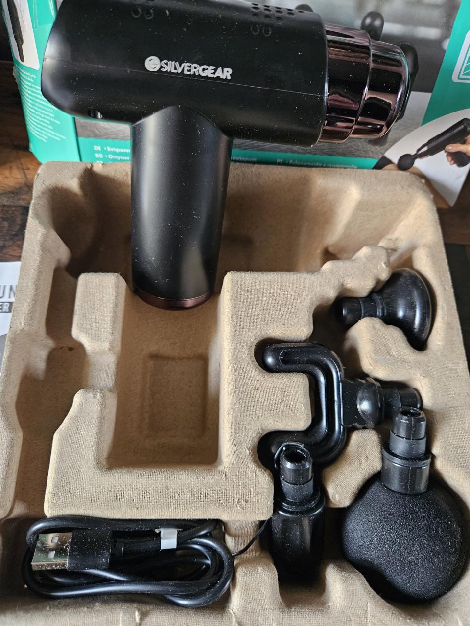 Nieuwe Silvergear Massage Gun - Ontspanning en Herstel