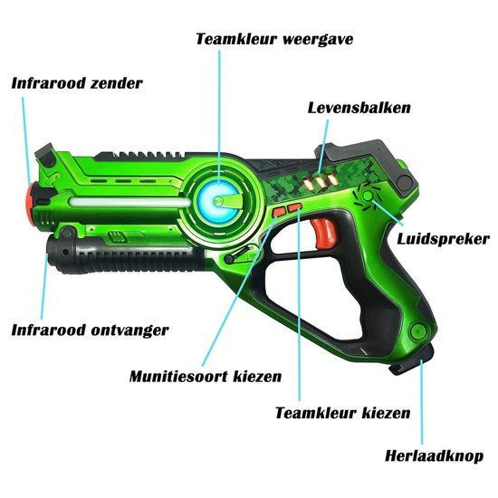 Laser Game (Active): www.jump4joyspringkussenverhuur.nl