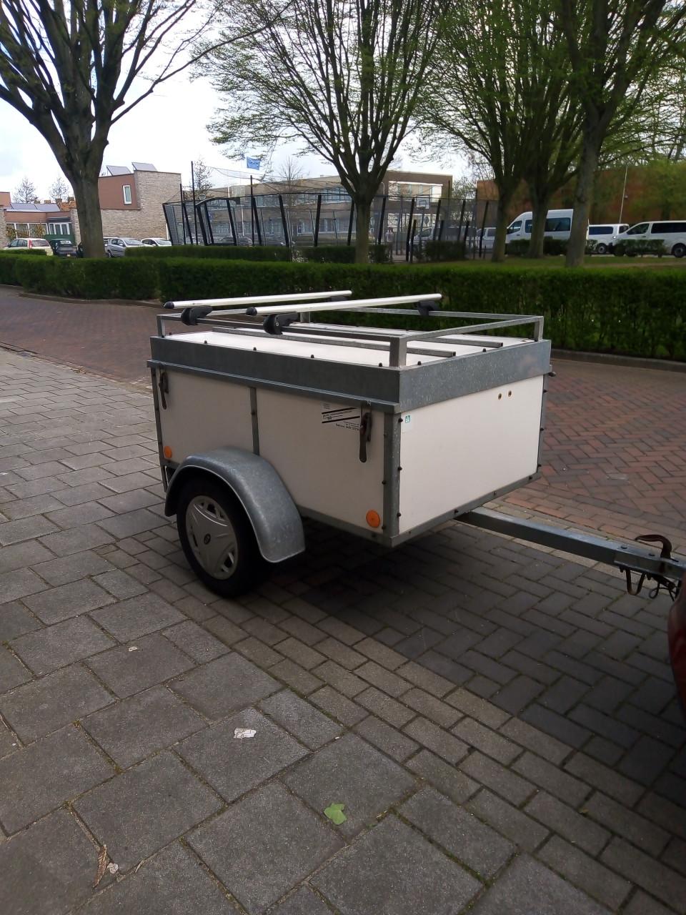Tent vakantie bagagewagen