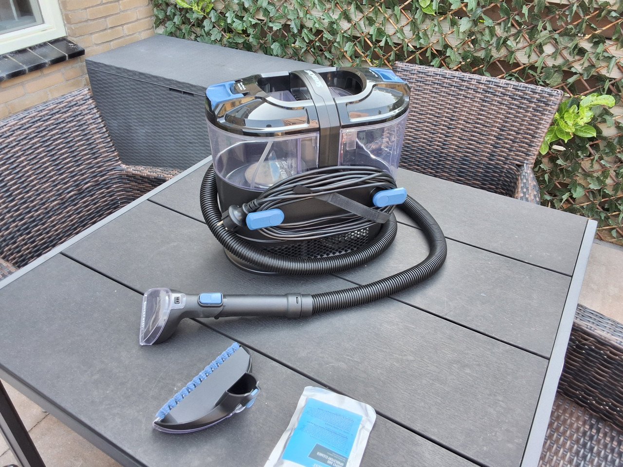 Vloerkleed schoonmaakmachine