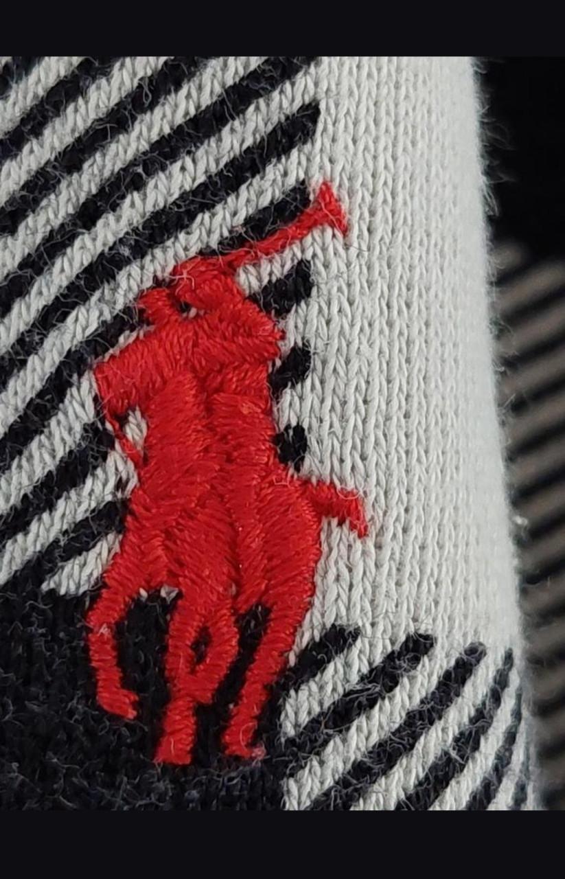 Ralph Lauren hoodyvest mt large zwart/wit geblokt