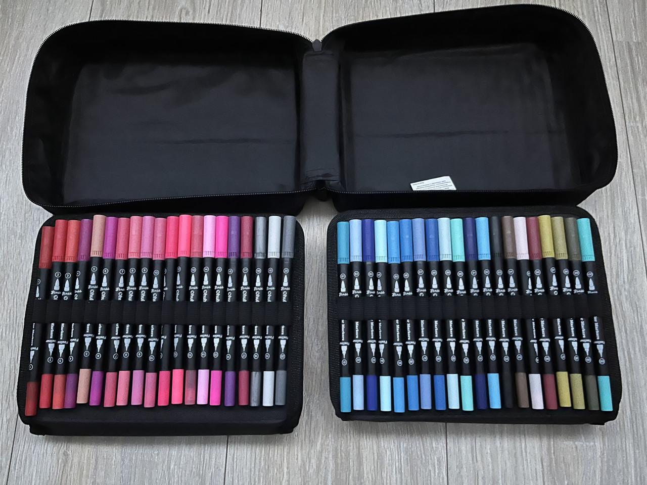 Ohuhu dual tip markerset 160 stuks - NIEUWE STAAT