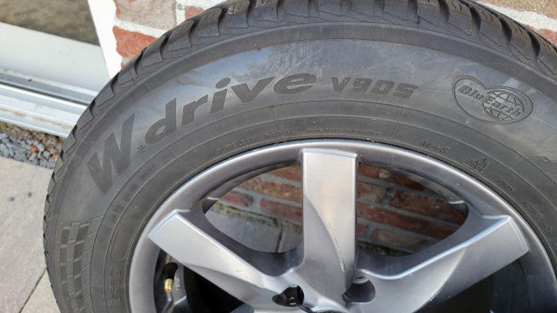 Winterbanden 15 inch op lichtmetalen velgen