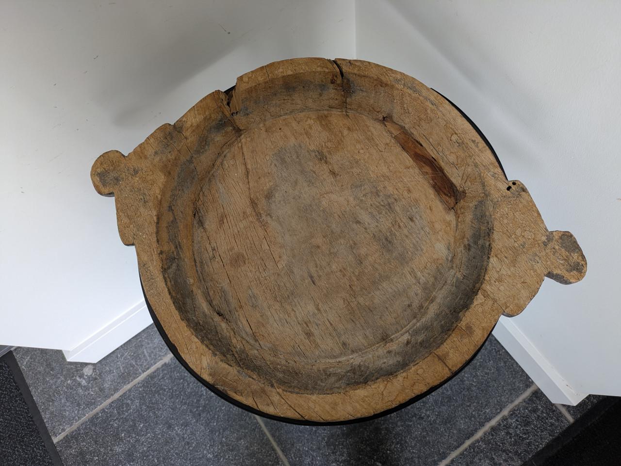 Landelijke houten schaal