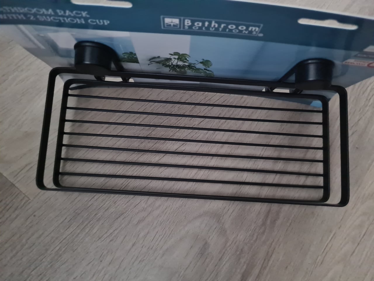 Ophangrekje badkamer metaal zwart