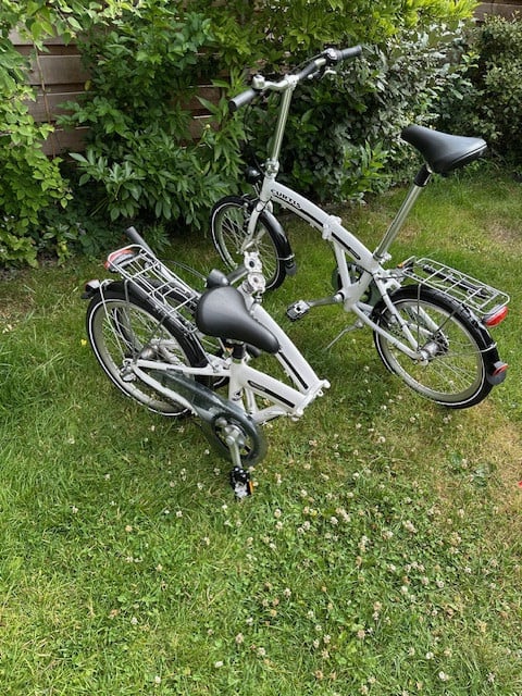 2x Vouwfiets