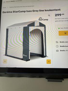 Schuur-/keuken tentje te koop