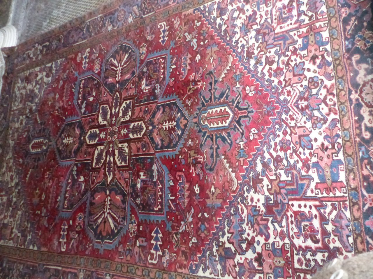 Tapijt uit Iran wol handwerk 261x356 zeer groot zwaar