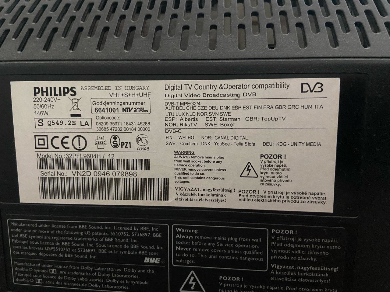 PHILIPS LCD TV - smart tv, hd
