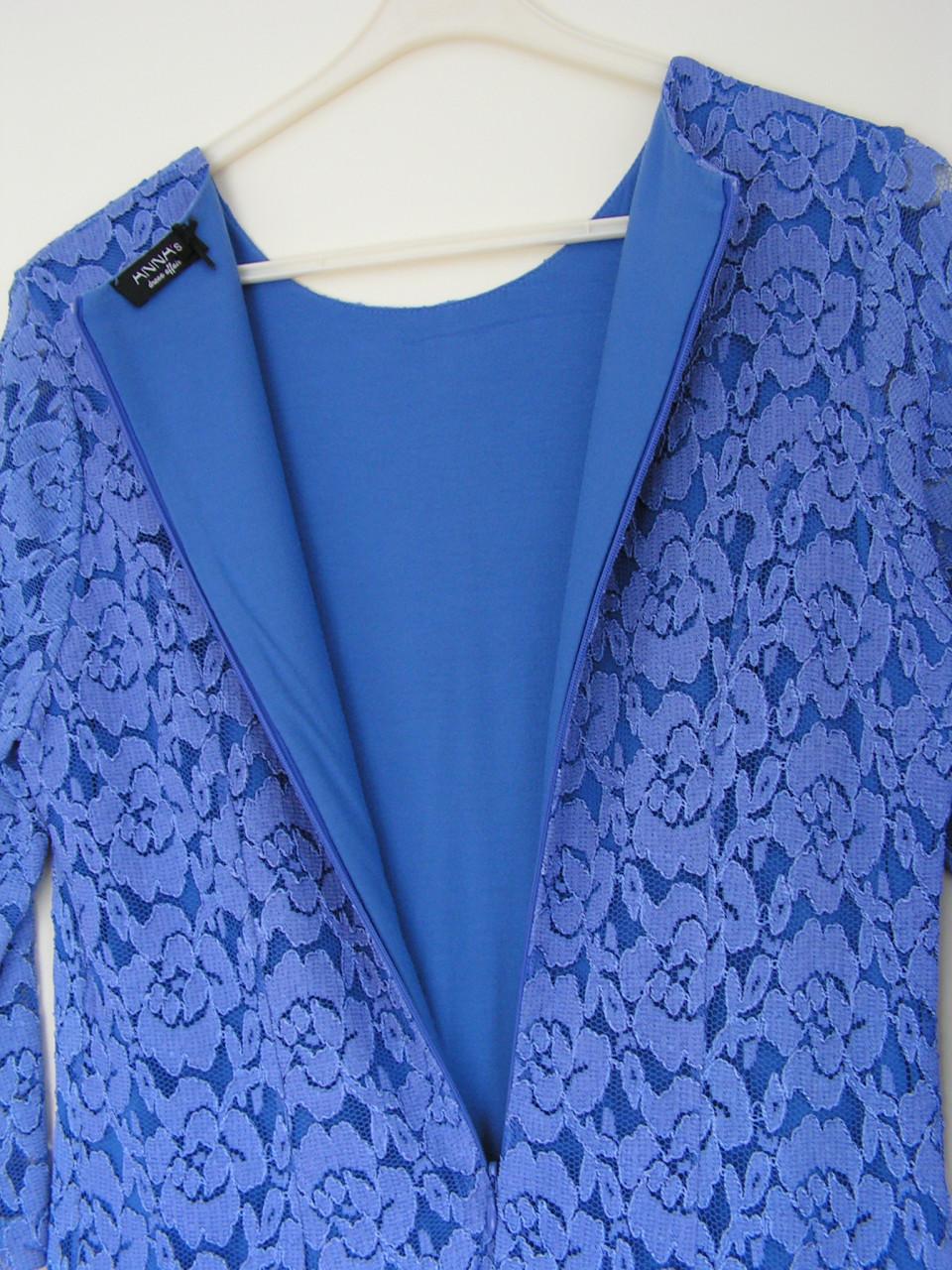 ANNA prachtige blauwe jurk