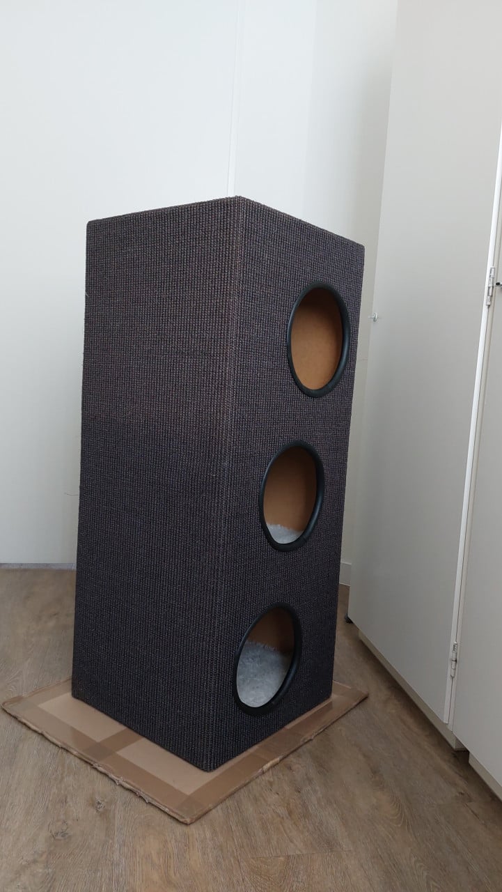 Krabton 43x43x100 cm-kattentoren-compact + knus kattenmeubel