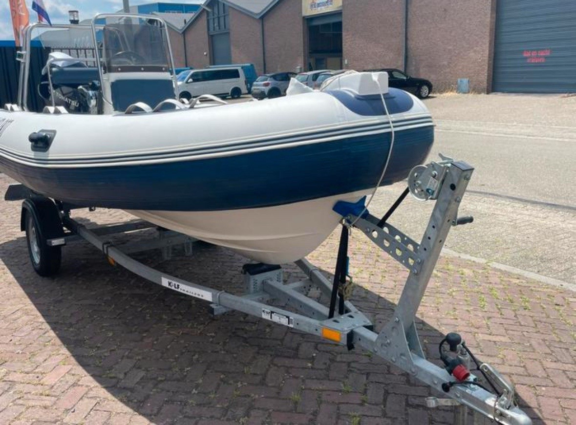 Aquaparx Rib 480 met 40pk 4 takt 15 uur.