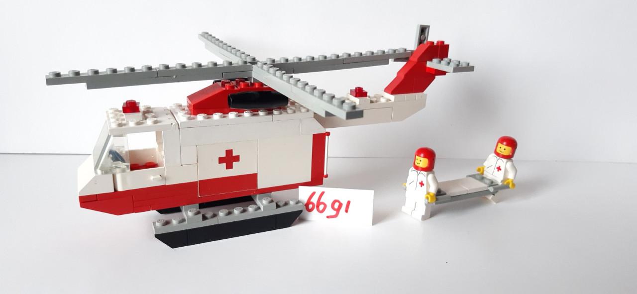 Lego Classic Town 6691: rode kruis helikopter