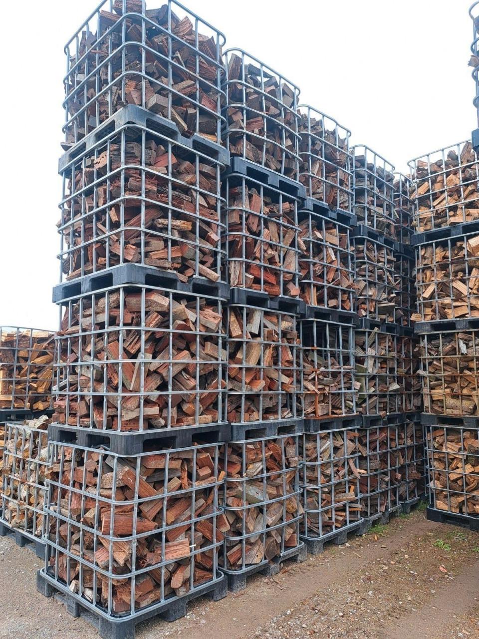 Droog azobe haardhout