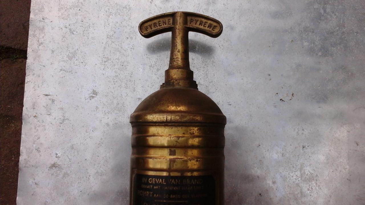 Koperen brandblusser