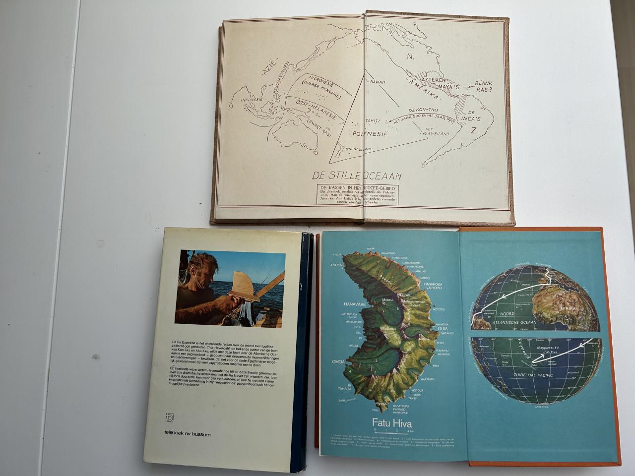 3 Boeken van Thor Heyerdahl
