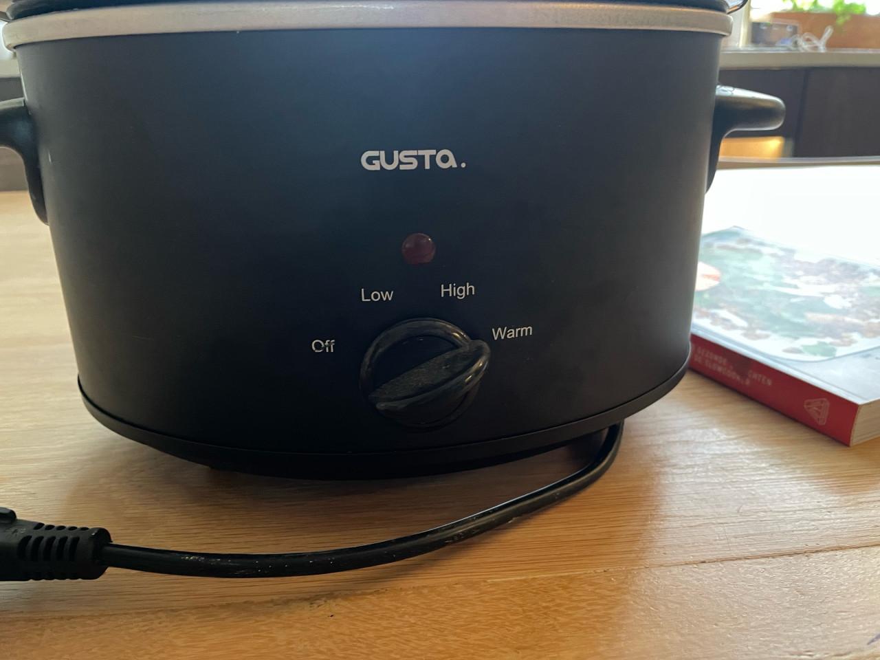 Slowcooker Gusta 3,5 l  + kookboek