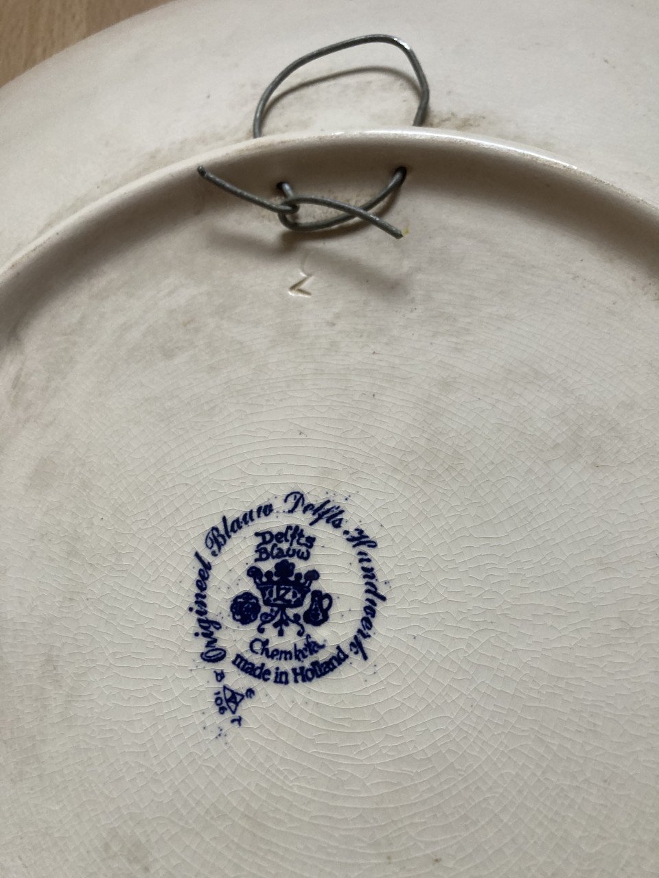 Delftsblauw bord groot