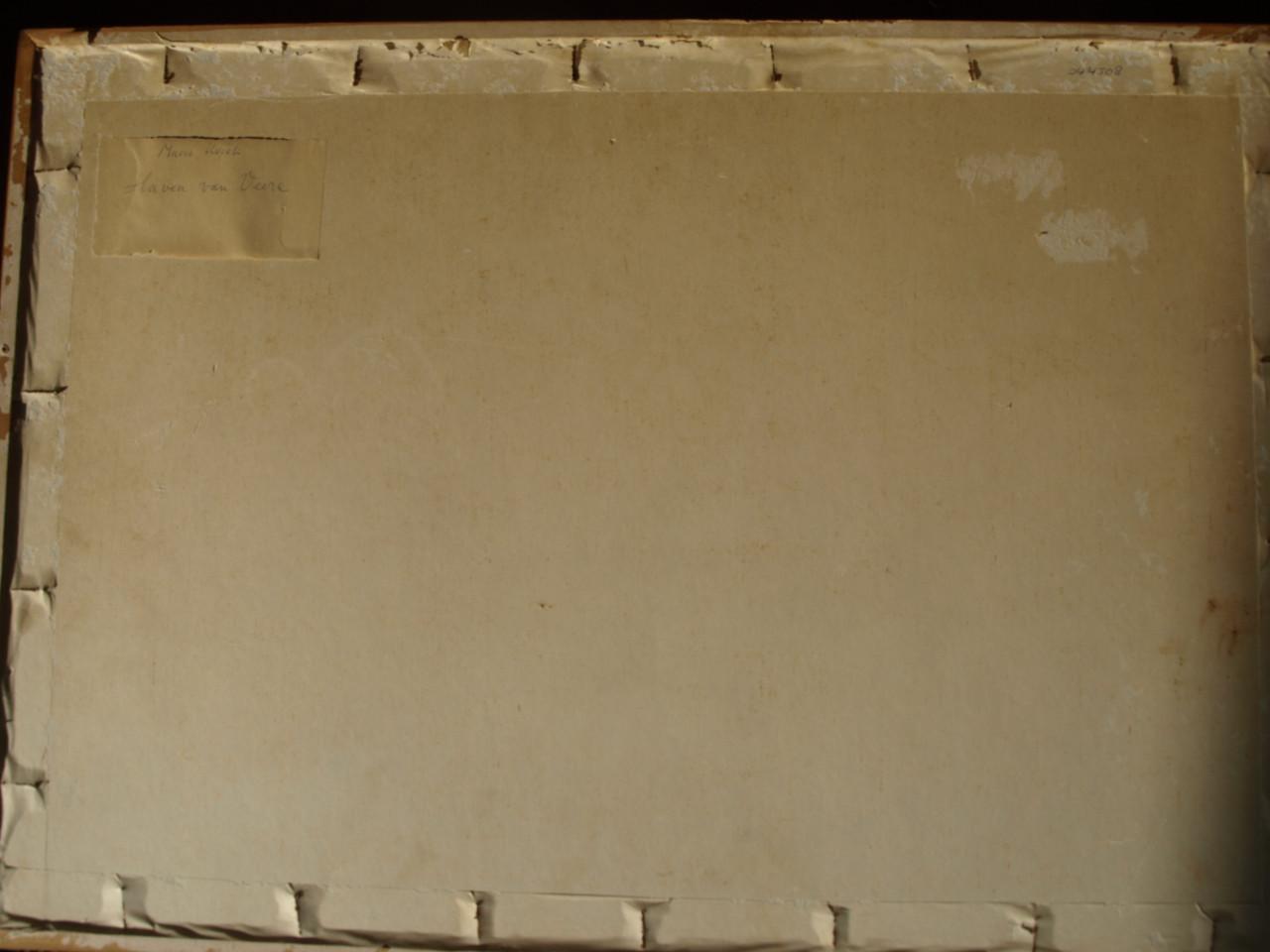 Aquarel van de haven van Veere van Mario Kriek