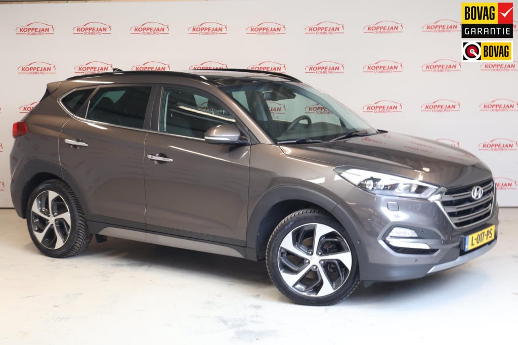 Hyundai Tucson 1.6 t-gdi premium 4wd, carplay, trekhaak, pano, stoel + stuu