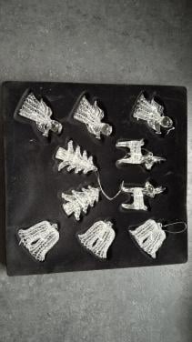 Decoratieve glasfiguurtjes Kerst