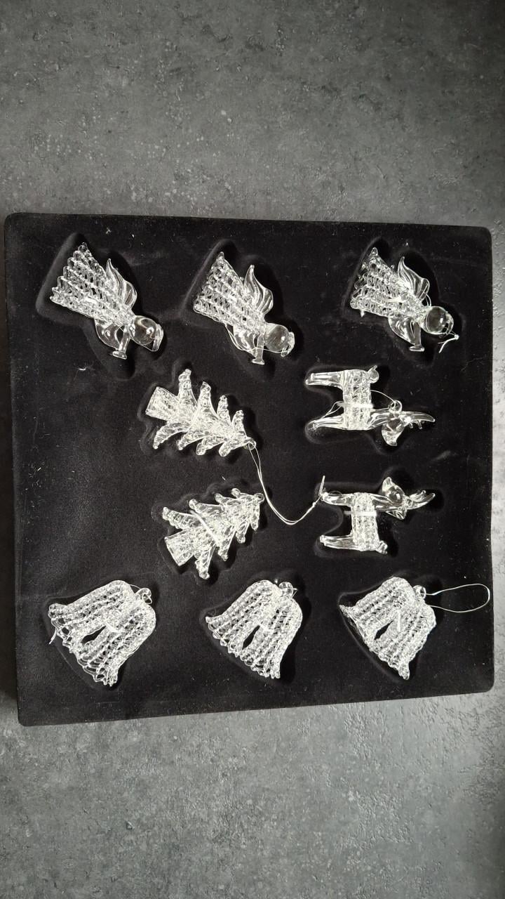 Decoratieve glasfiguurtjes Kerst