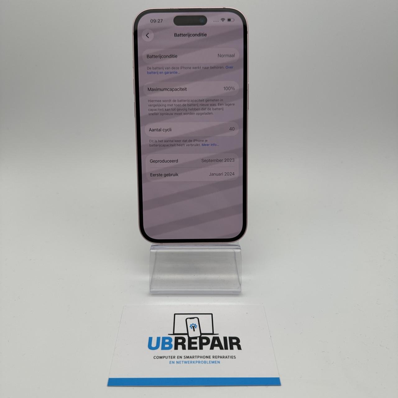 Apple iPhone 15 roze 128 GB