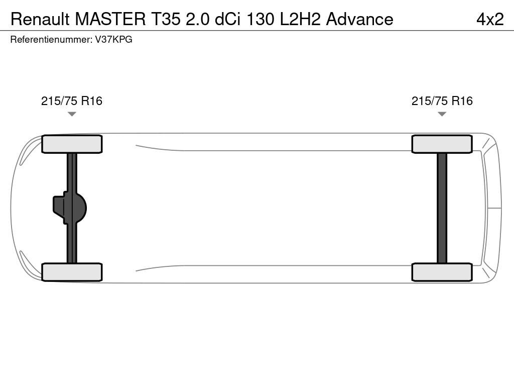Renault Master t35 2.0 dci 130 l2h2 advance