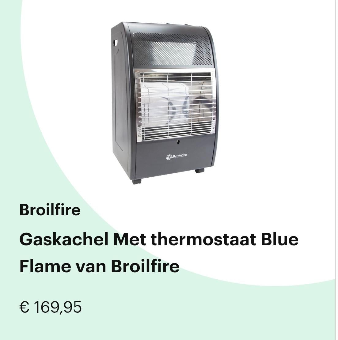 Te koop Broilfire Gaskachel