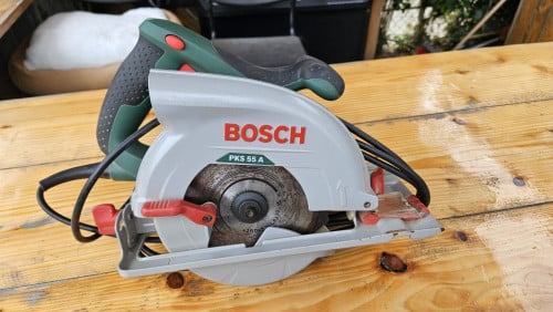 Bosch PKS 55 A cirkelzaag – 1200W, werkend