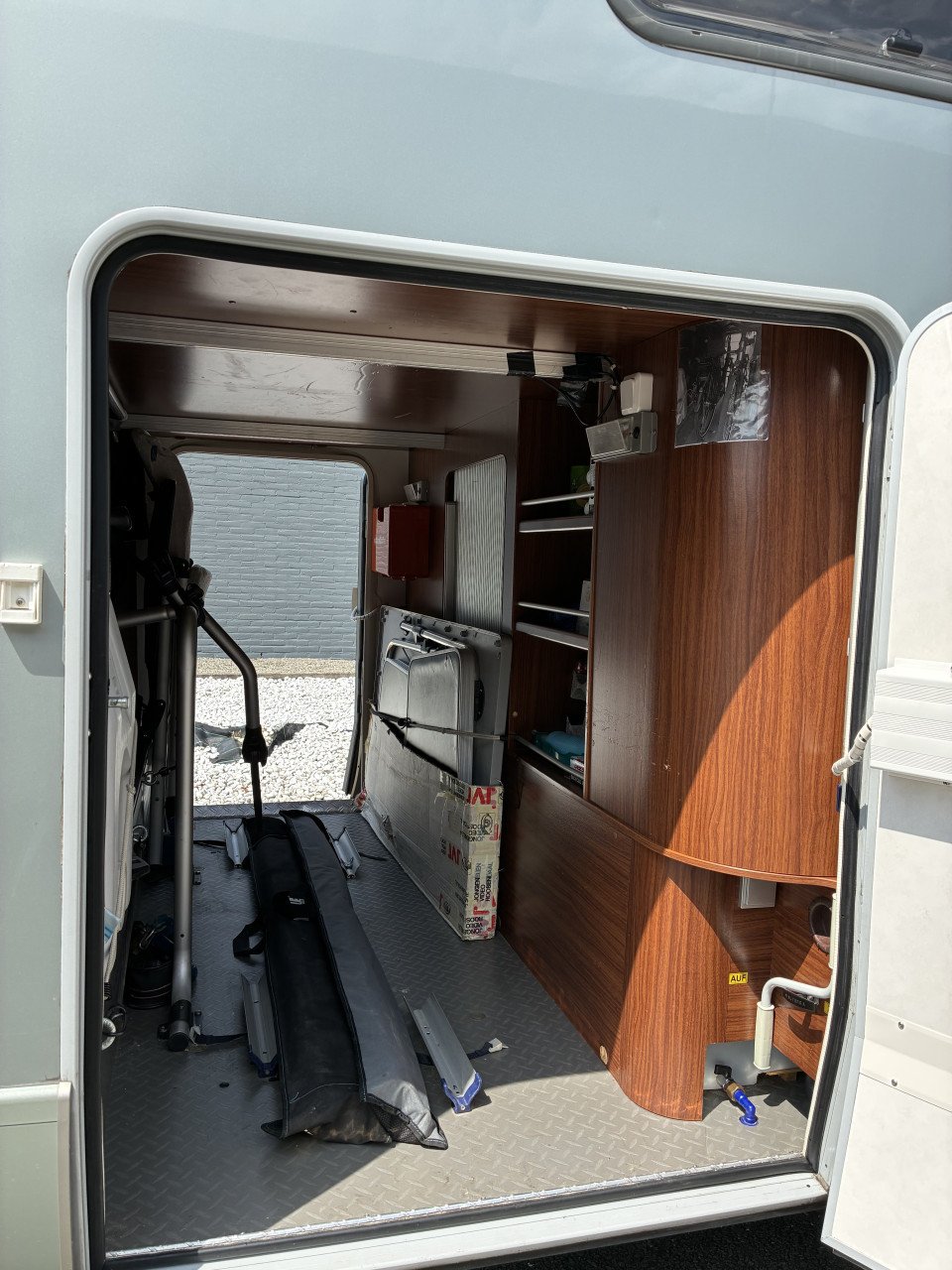 Hymer S840 Mercedes Automaat 58.000 km. Levelsysteem Queensbed + Hefbed