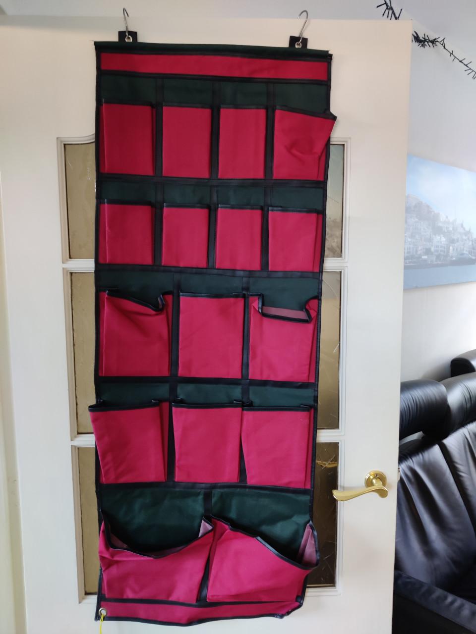 Opberg zak voor in huis of op de camping met handige ophang hake