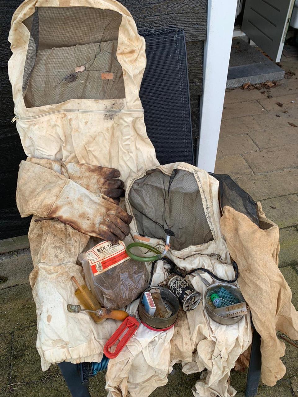 Imker attributen voor bijen houden