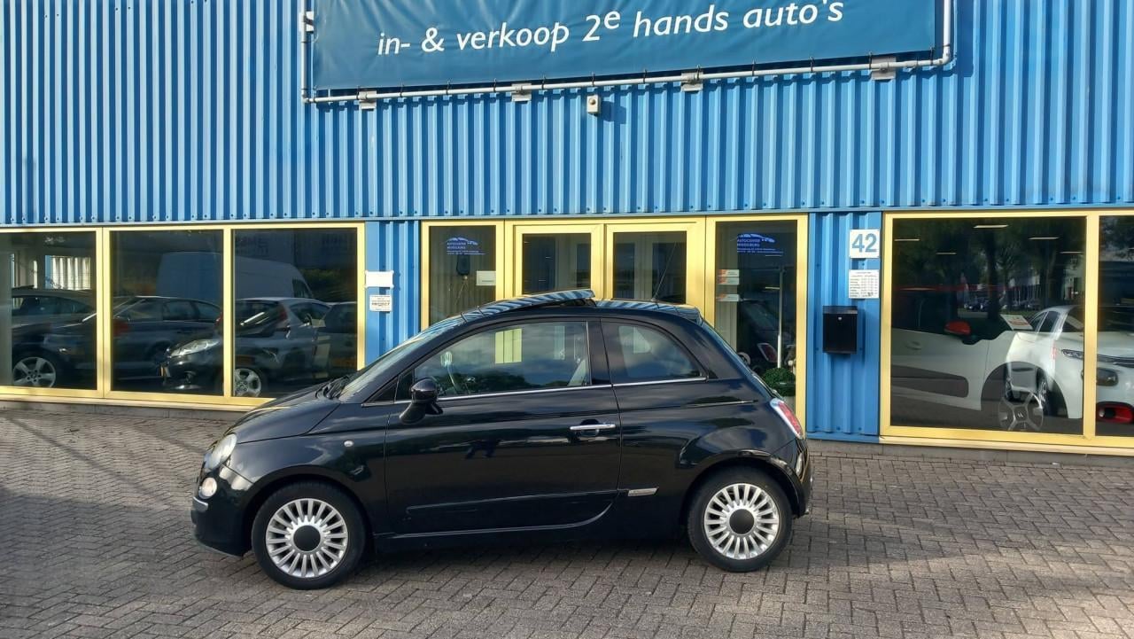 Fiat 500 1.2 Naked bj:2009 airco lm-velgen panoramadak