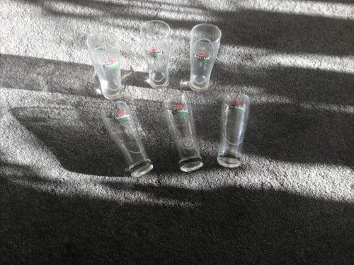 A Heineken bierglazen