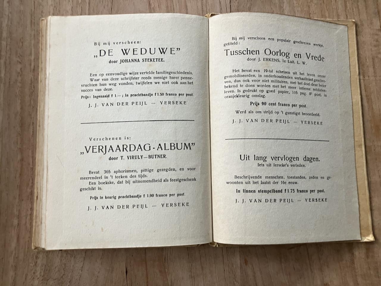 Zeldzaam Zeeuws Boekje Jillis de Schaepwachter (ca. 1920)