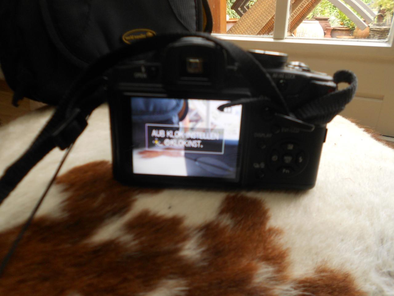 Panasonic lumix fz38 foto camera toestel met opbergtas.