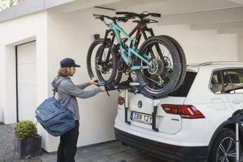 Fietsendrager voor auto's zonder trekhaak