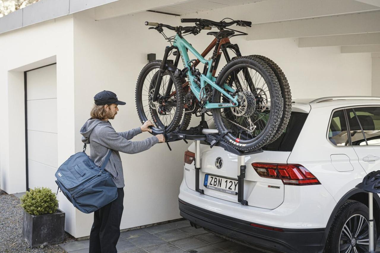Fietsendrager voor auto's zonder trekhaak