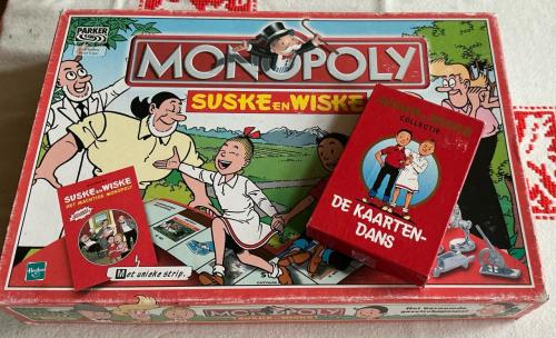 Suske & Wiske Monopoly + de kaartendans