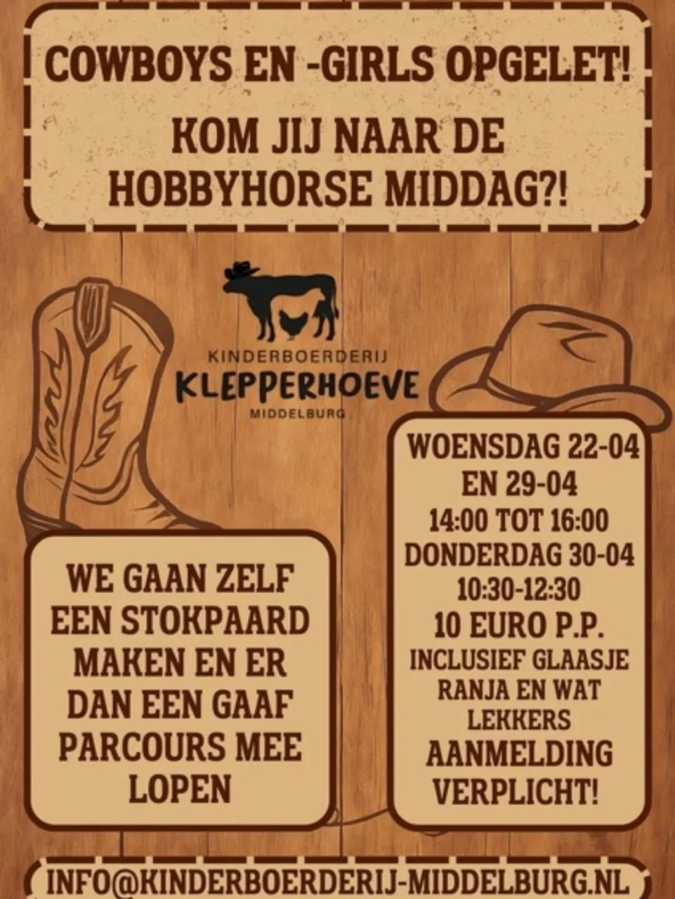 Hobbyhorse middag bij kinderboerderij de Klepperhoeve