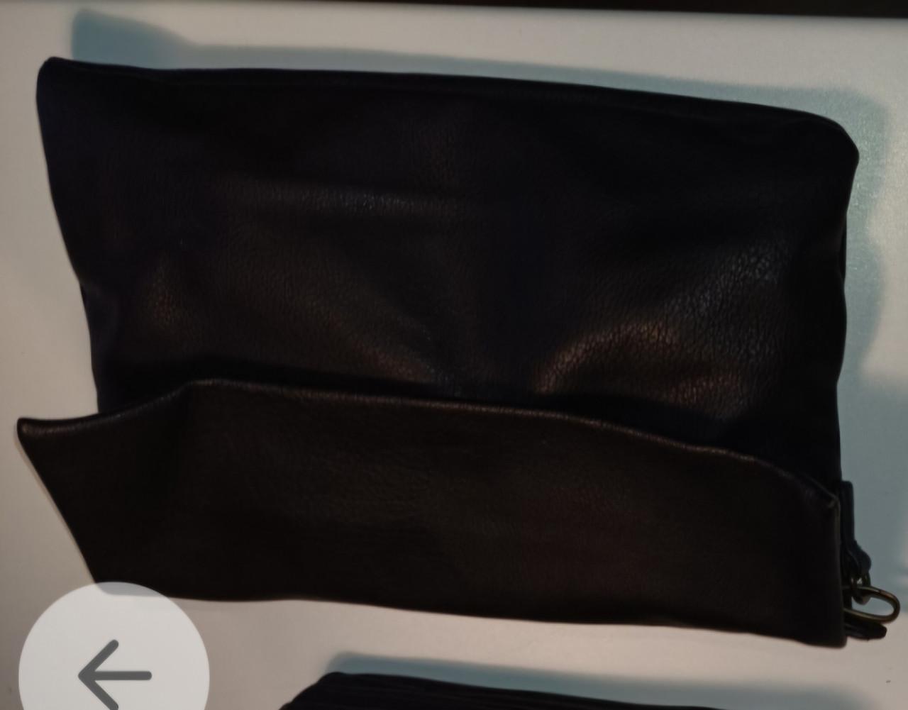 Zwarte handtas en portemonnee