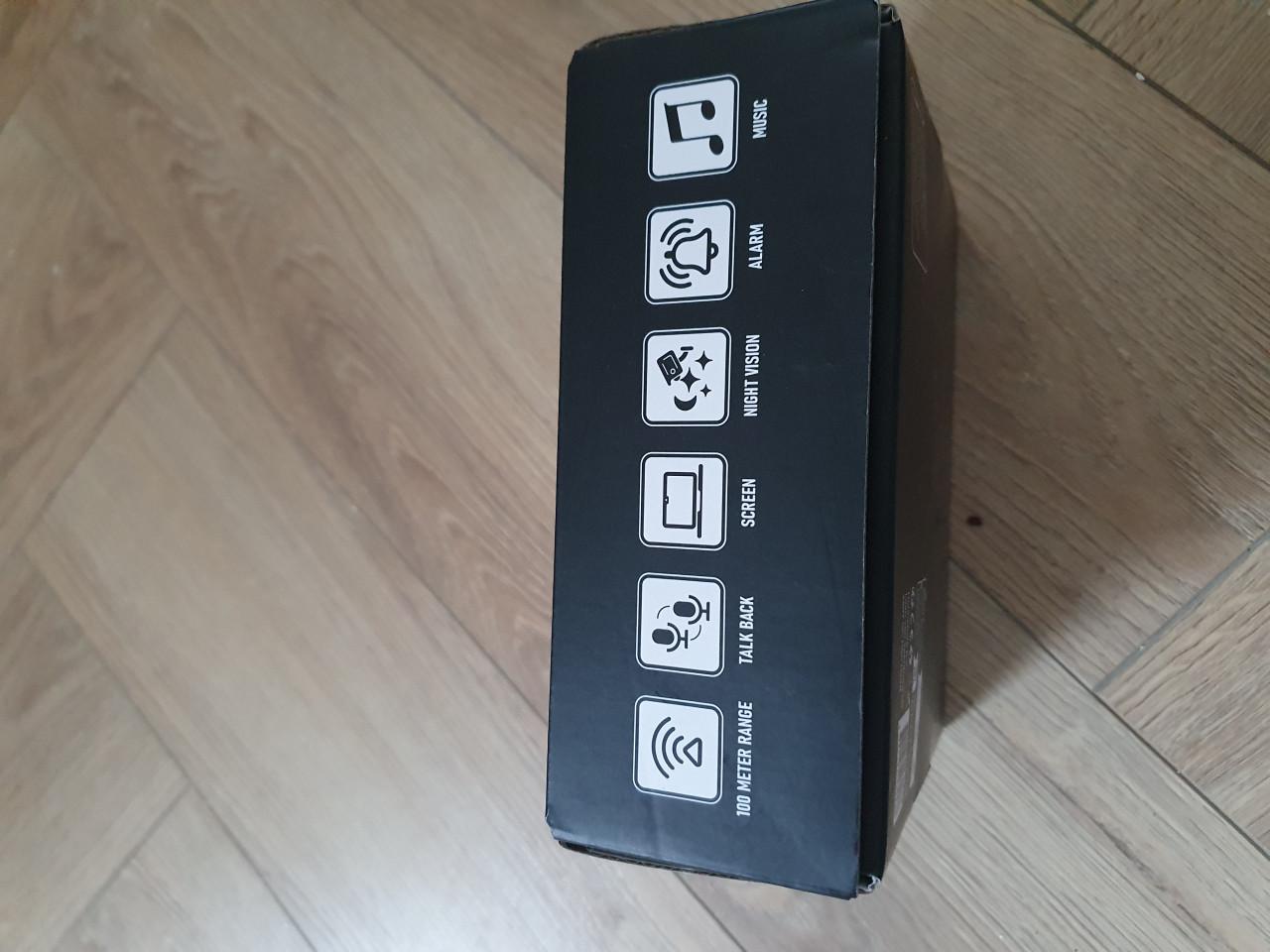 Babyfoon met camera & nachtlampje | 2-wegs audio | zwart