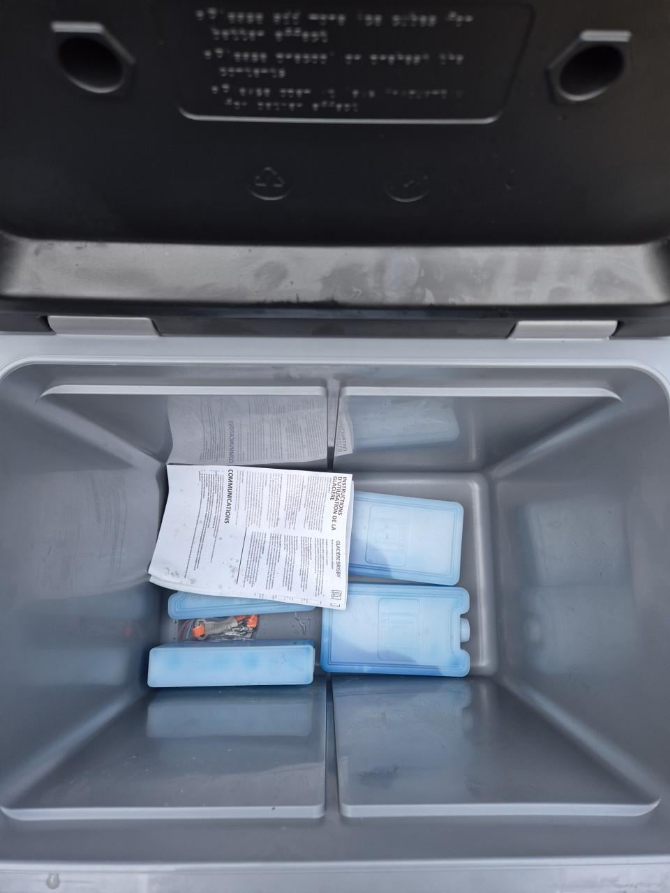 Brisby koelbox op wielen, 40 liter, zo goed als nieuw