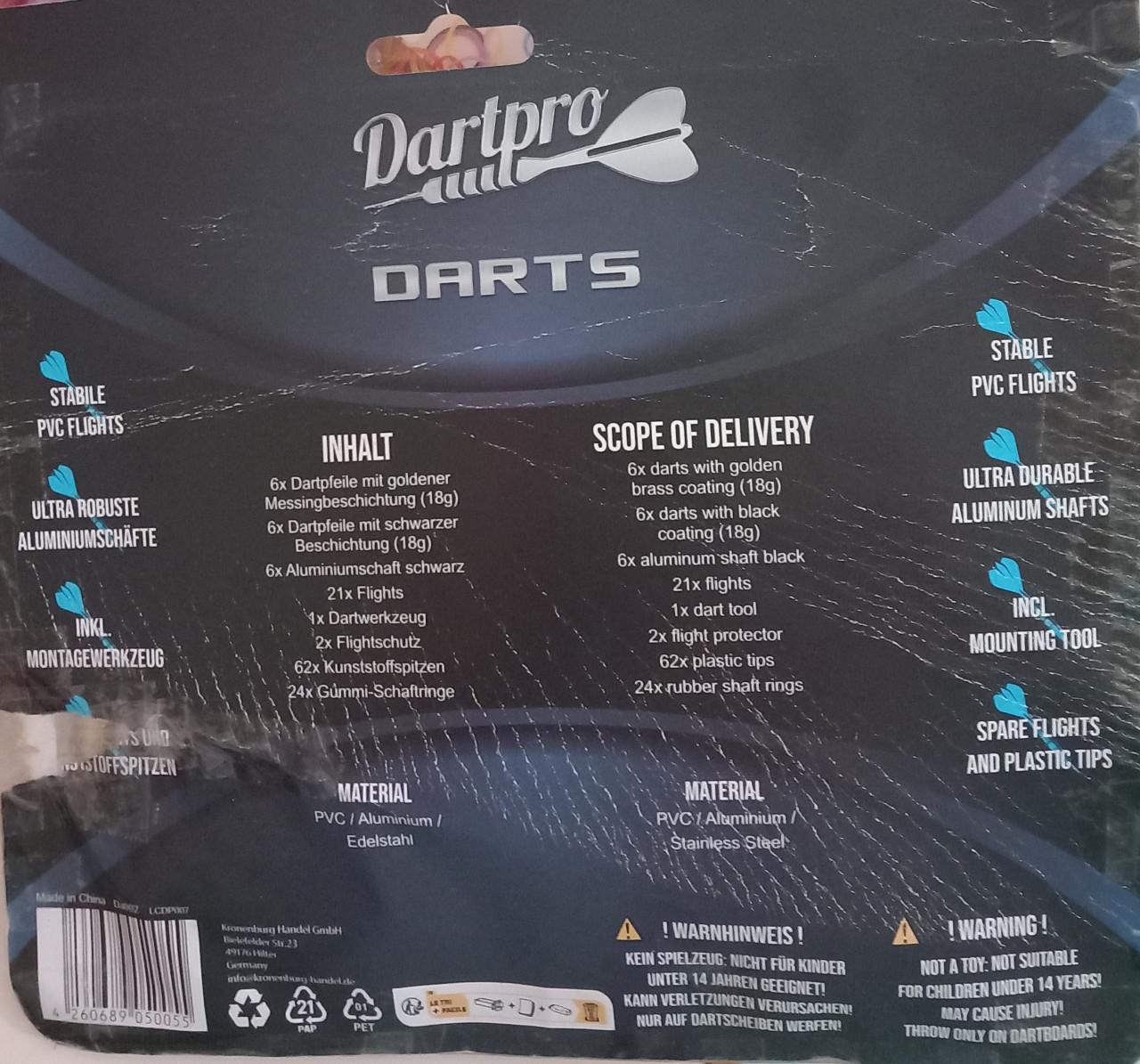 Dart pro dartpijlen voor elektronische dartbord